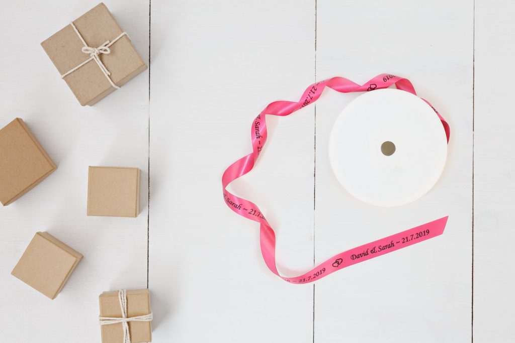 Personalised Wedding Ribbon (15mm)